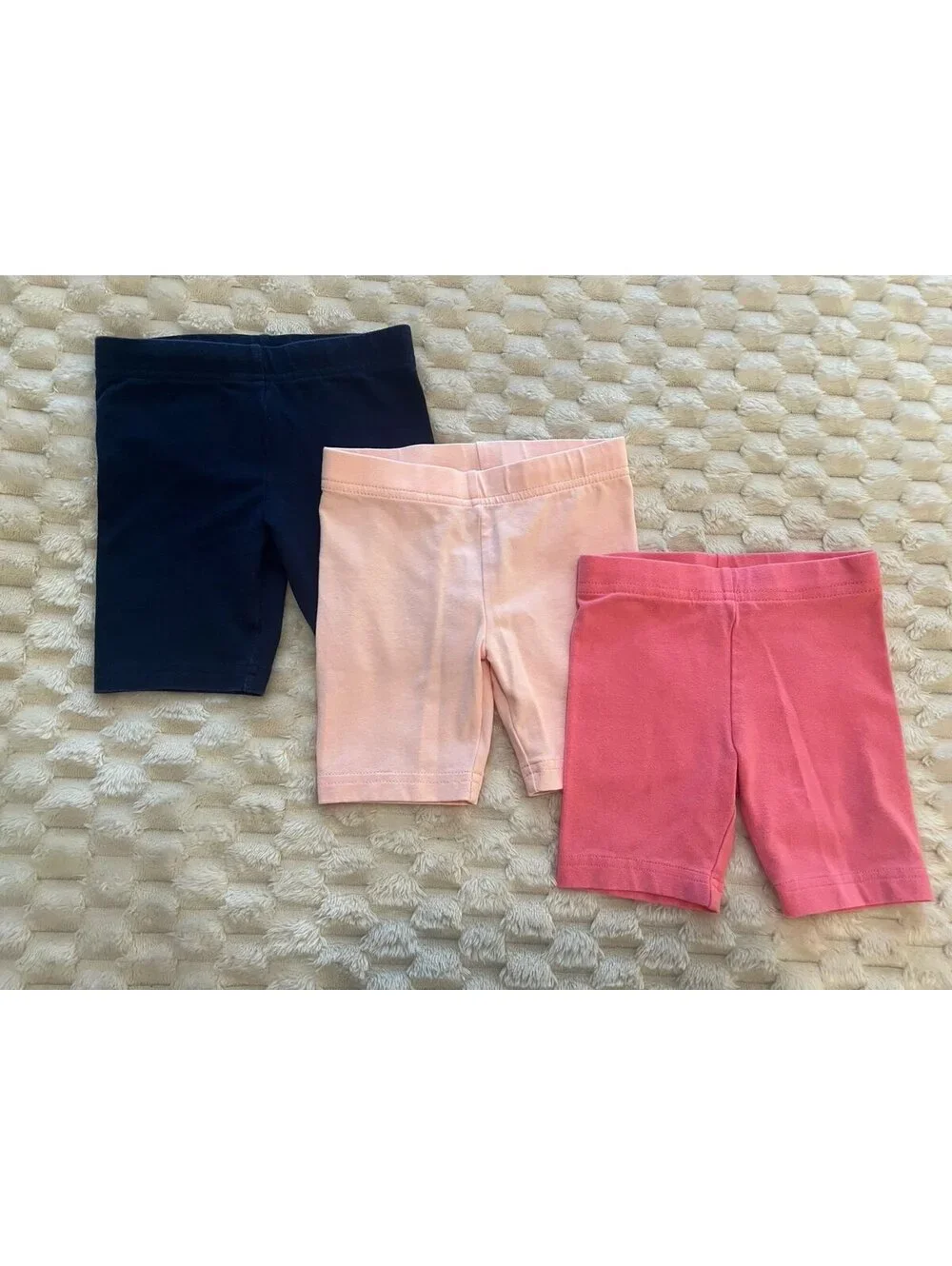 Carter’s Toddler Girl Biker Shorts / Leggings Shorts, 3-pack Set (Sz 3T)